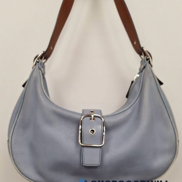 Coach Vintage Hampton’s Hobo in Light Blue - Picture 1 of 12